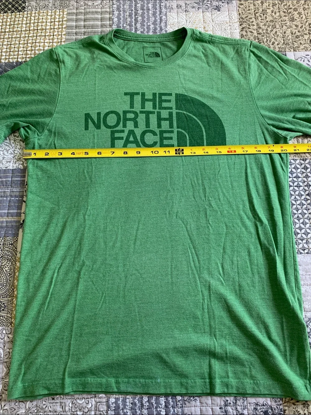 The North Face Men's Heather Green Logo Tee